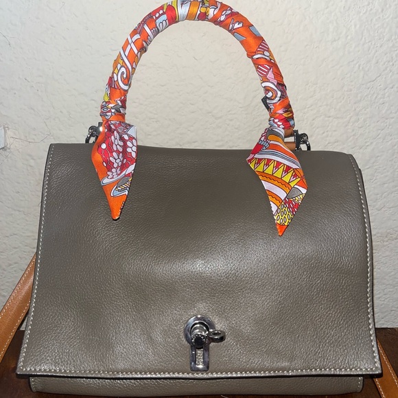 Moynat Bags Moynat Paris Danse Bag Etoupe And Barenia Leather Poshmark